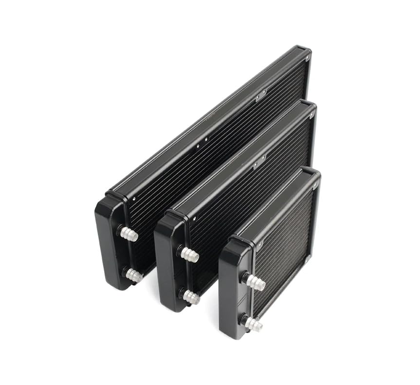 CentIoT - Radiator Water Cooler Tubes Heat Exchanger Aluminum Water Cooling CPU Heat Sink | For Gaming Computer and Peltier