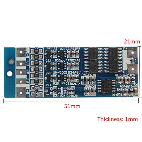 CentIoT - 3S 8A 12.6V Battery Charging Module PCB BMS Protection Board For 3 Packs lithium LicoO2 Limn2O4 18650 battery - With Balance Function