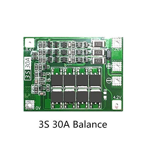 CentIoT - 3S 11.1 12.6V Battery Charging Module PCB BMS Protection Board For 3 Series lithium LicoO2 Limn2O4 18650 26650 battery - with Balance Function