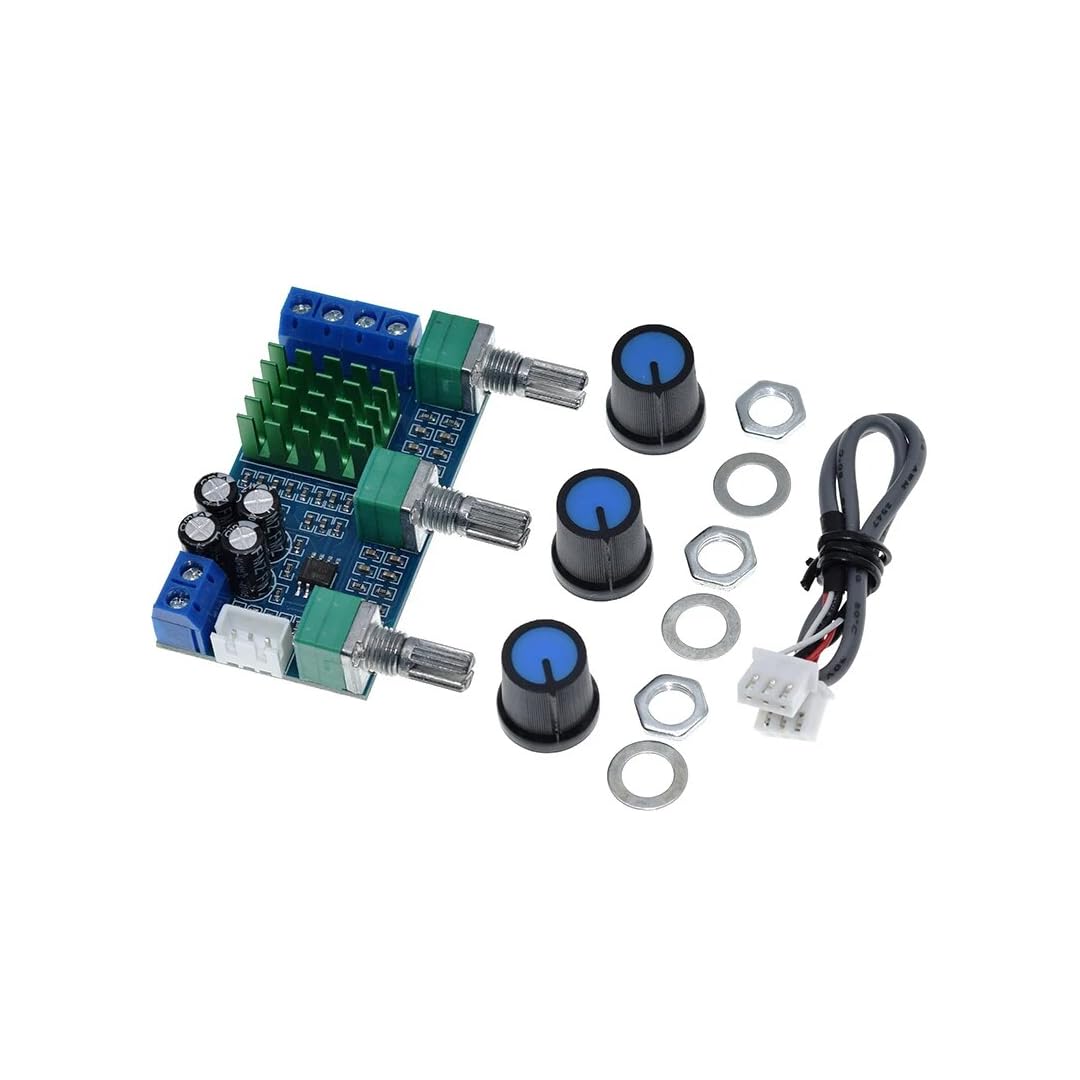 CentIoT - TPA3116D2 2 X 50W Dual Channel Digital Audio Amplifier Board - with bass, treble and volume control