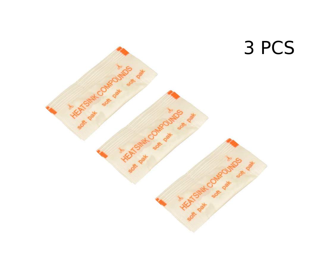 CentIoT - White Heatsink mini Compound Thermal Paste Grease For PC CPU VGA Heatsink - 3 Packets