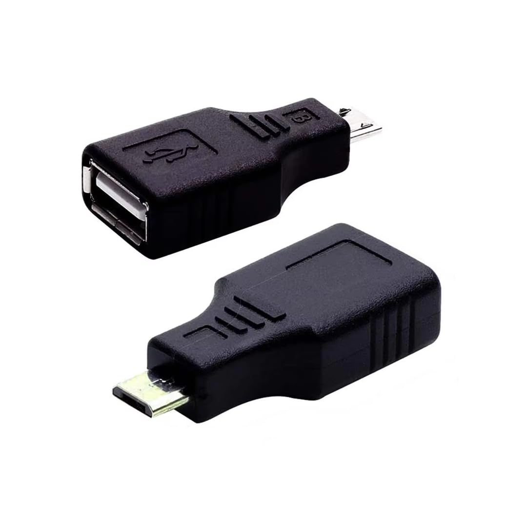 CentIoT - USB to USB OTG Coupler Adapter – Type A Female -to-Micro B 5Pin Male Converter