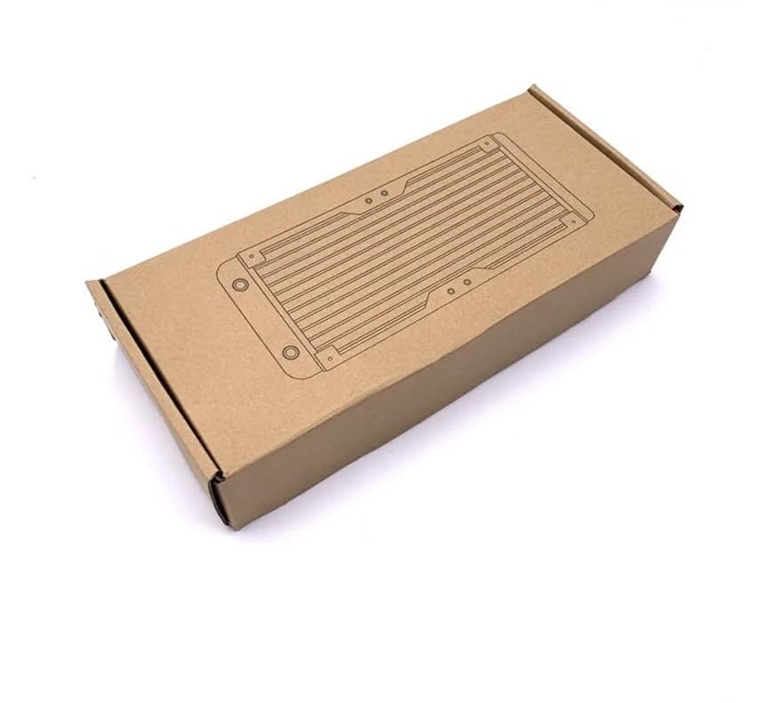 CentIoT - Radiator Water Cooler Tubes Heat Exchanger Aluminum Water Cooling CPU Heat Sink | For Gaming Computer and Peltier