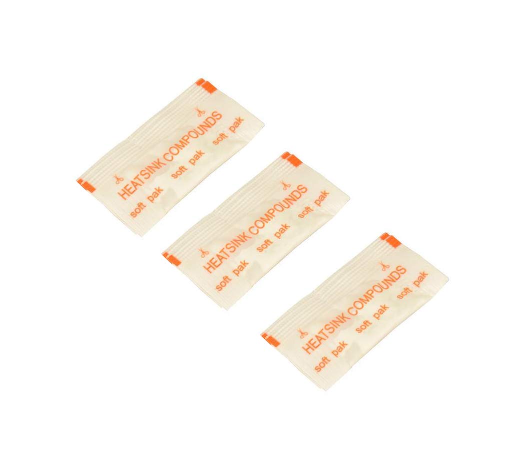 CentIoT - White Heatsink mini Compound Thermal Paste Grease For PC CPU VGA Heatsink - 3 Packets