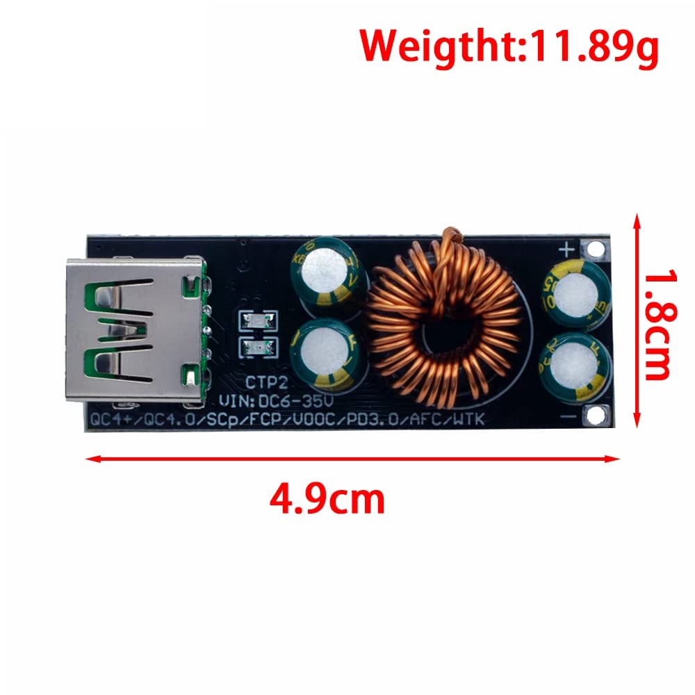 CentIoT - SW3516 Quick Fast Charge Adapter Module 6-35V DC to USB PD QC4.0 PD3.0 Type-C - Support VOOC