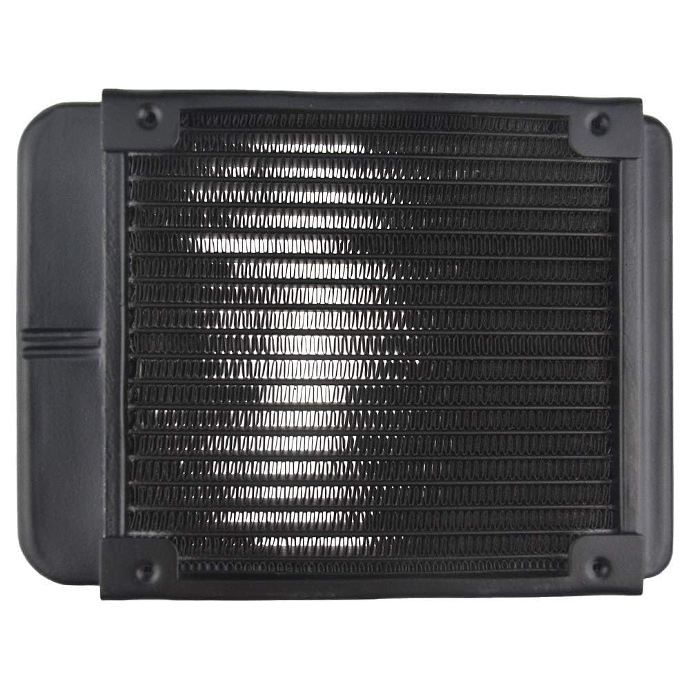 CentIoT - Water Cooler Radiator Heat Exchanger (Aluminum 1/4inch threaded nozzle 120mm)