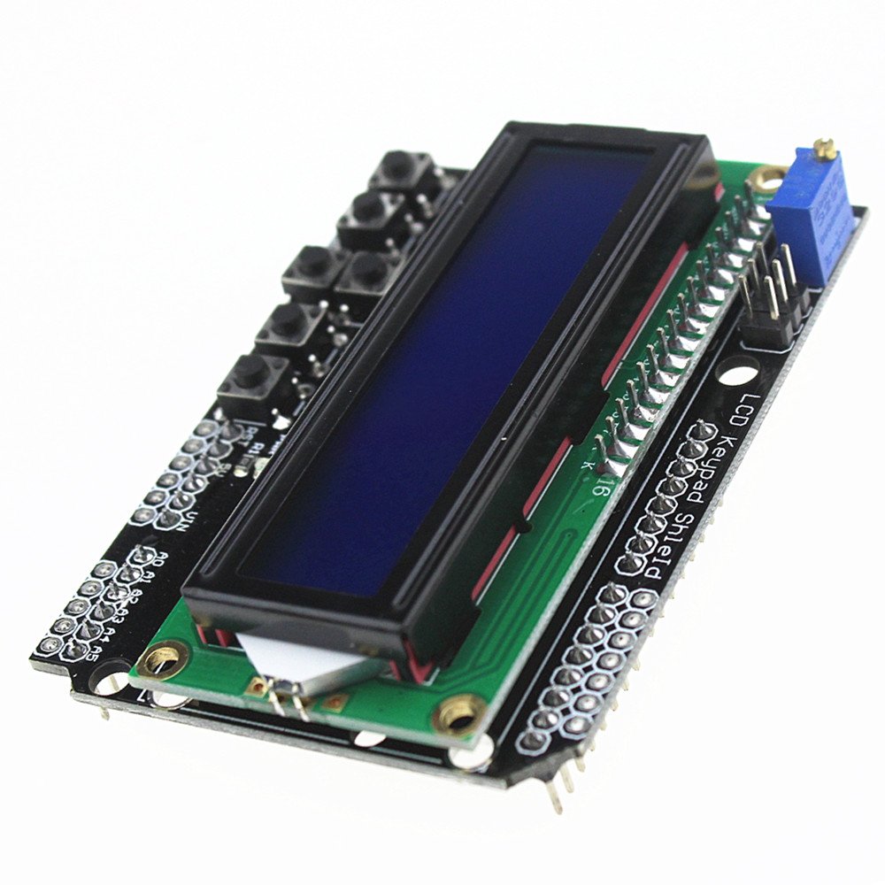 CentIoT - LCD Keypad Shield LCD 1602 Module Display for ardino ATMEGA328 ATMEGA2560 rpi UNO blue screen