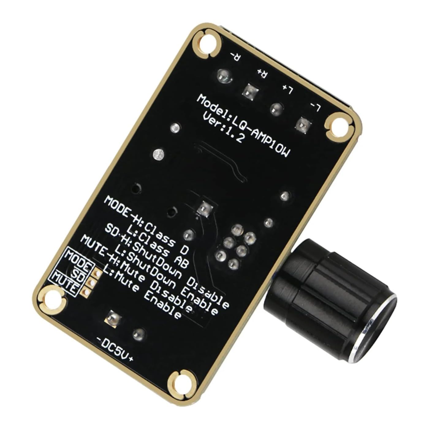 CentIoT - PAM8406 2 x 5w - 2 Channels 5w dual channel stereo mini class AB/D digital Audio Power Amplifier board