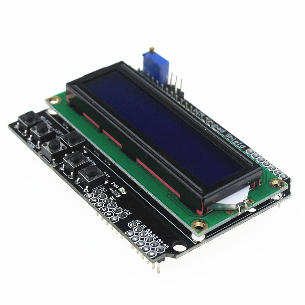 CentIoT - LCD Keypad Shield LCD 1602 Module Display for ardino ATMEGA328 ATMEGA2560 rpi UNO blue screen