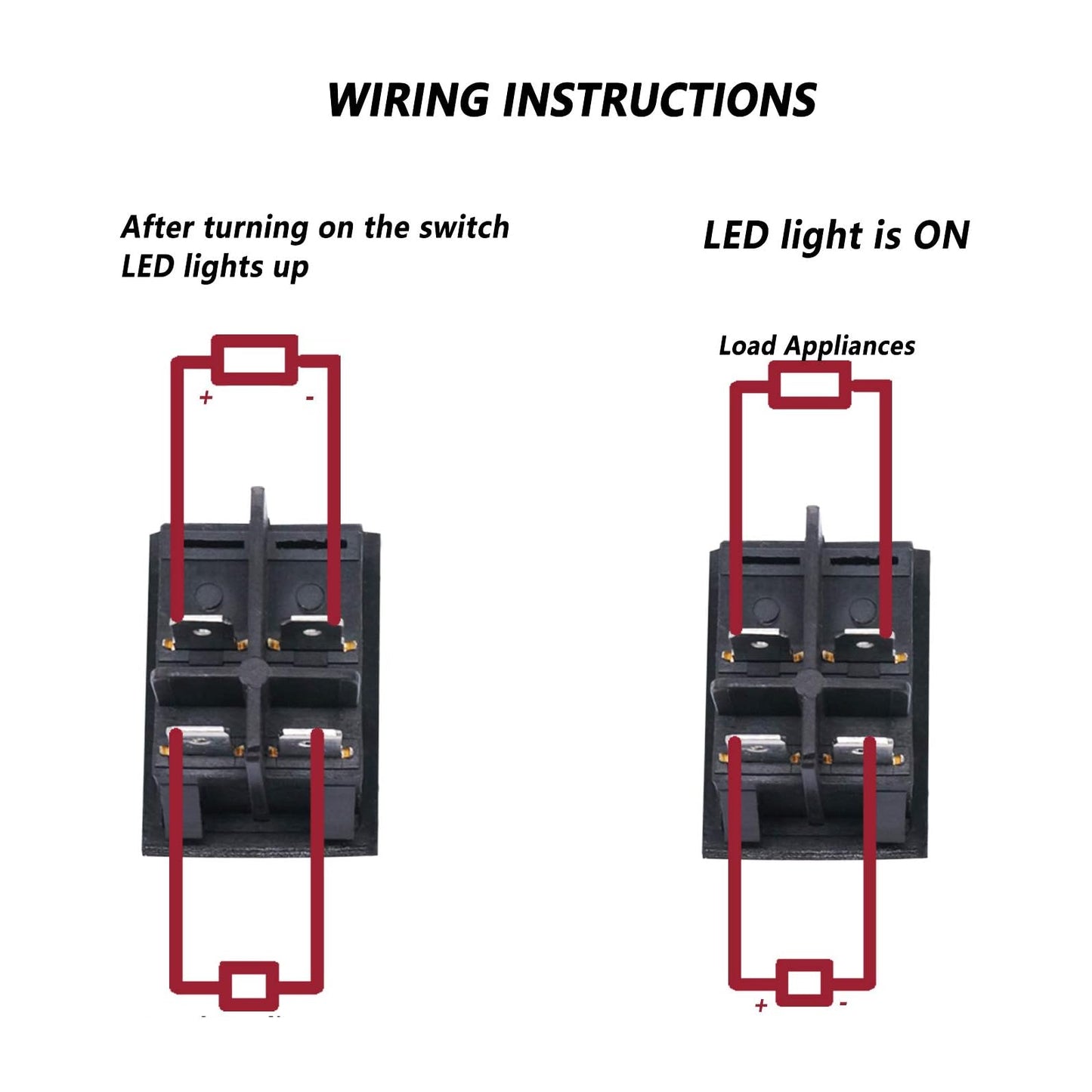CentIoT - Waterproof Rocker Switch - IP65 KCD4 250V 16A 4PIN DPST ON-OFF