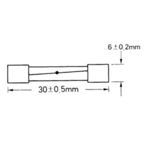 CentIoT - 15A 250V Slow Melt Time Delay Insurance Glass Tube Fuse for Microwave Oven (Transparent, 6 x 30 mm) -2 Pieces