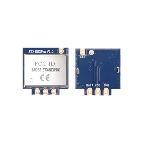 CentIoT - STX883Pro 433Mhz Ultra-thin Small-size Low-harmonic ASK RF Transmitter Module - CE-RED-FCC