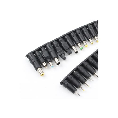 CentIoT - 28 in 1 DC 5.5X 2.1 MM Male DC Jack Socket Connector to 28 Types Male Power Plug (28in1 with Cable)