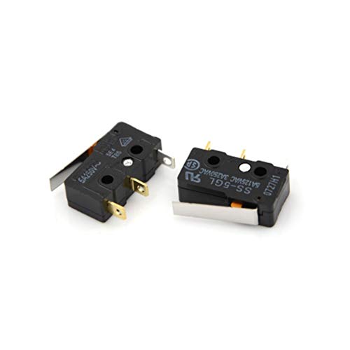 CentIoT - Micro mini limit switch - 5A 3PIN SPDT Hinge Lever - SS-5GL - 2PCS