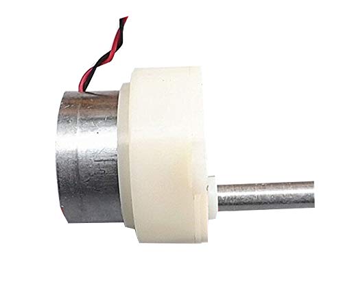 CentIoT - 5RPM 18mm 6V Slow Speed Micro Turbo Gear Motor - Micro 300 Gearbox Speed Reduction Motor – M3 Thread Shaft 18mm – DC 3V-9V 5 rpm