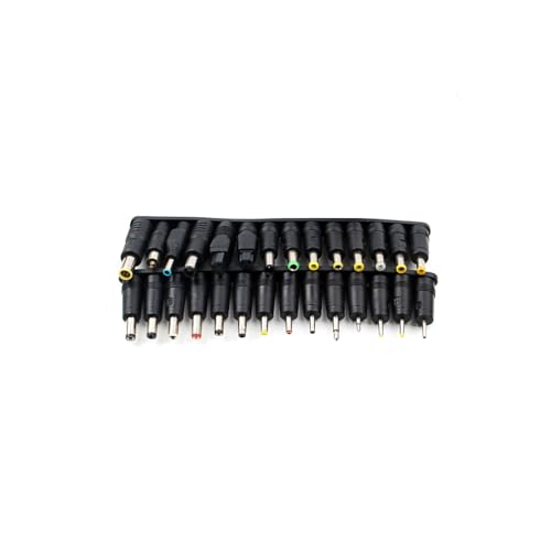 CentIoT - 28 in 1 DC 5.5X 2.1 MM Male DC Jack Socket Connector to 28 Types Male Power Plug (28in1 with Cable)