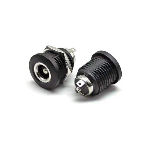 DC Power Jack Male Socket - Panel Mount Plastic 12V 5A