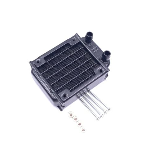 CentIoT - Radiator Water Cooler Tubes Heat Exchanger Aluminum Water Cooling CPU Heat Sink - For Gaming Computer and Peltier (60mm)