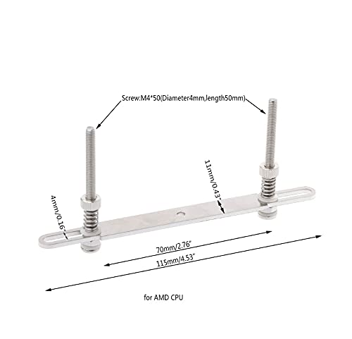CentIoT - Water Cooling Block Buckles Screw M3*40 for Southbridge - 1 Set Stainless Steel Clamps