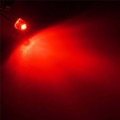 CentIoT - 5mm Straw Hat Transparent Ultra Bright LED (Light Emitting Diode) White,Green,Red,Yellow,Blue Color Each 20Pcs Mix Total - 100Pcs (Mixed)