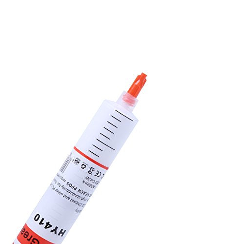 Halnziye - HY410 Halnziye White Silicone Thermal Grease Compound Paste for PC CPU VGA Heatsink peltier
