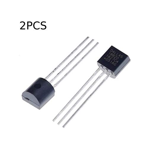 CentIoT - 2PCS DS18B20 TO-92 Sensor Electronic chip 18B20 Temperature Sensor IC