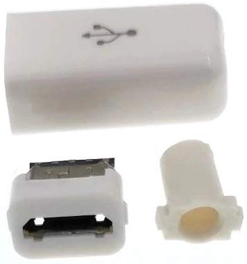 CentIoT® - 10pcs Type B Micro USB Male USB 2.0 | 5 Pin Plug Connector | with Plastic Cover | DIY Kit