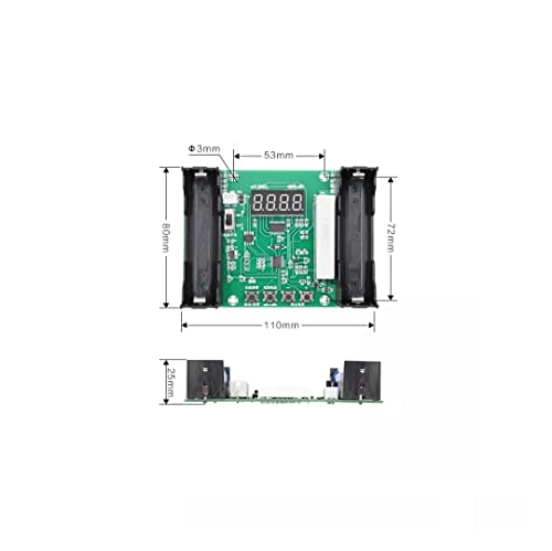 CentIoT - XH-M240 12V 10W 18650 lithium battery Capacity tester monitor - maH mwH digital discharge electronic load