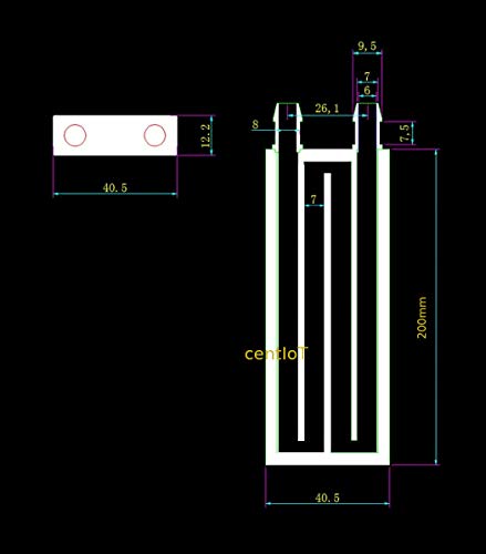CentIoT - Water Cooling Block Heat Sink - Liquid Cooler Waterblock Radiator Heatsink
