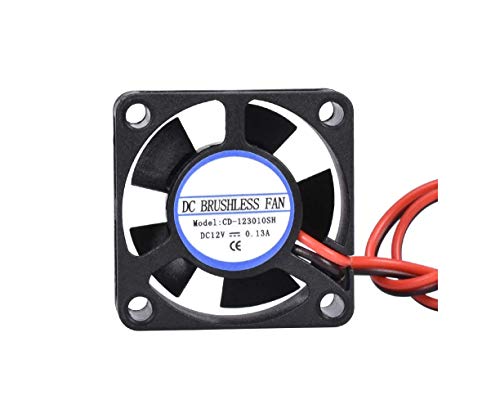 CentIoT - 30MM 12V - DC Brusless Cooling Fan - Suitable for RPI raspberry pi and peltier (30 x 30 x 10mm) (12V 2Pin PH2.0)