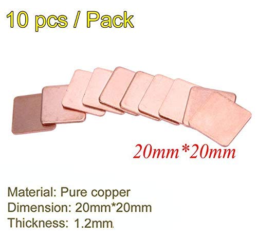 CentIoT® - Pure Copper Heatsink Copper Shim Thermal Pad - for Laptop IC Raspberry pi
