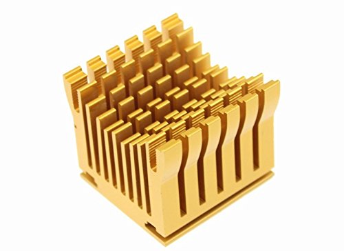 CentIoT - 2 PIN Graphics Cards Cooling Fan Aluminum Heatsink Cooler Fit for Personal Computer CPU GPU and Peltier (37MM Tall 40(L) x40(W) mm)