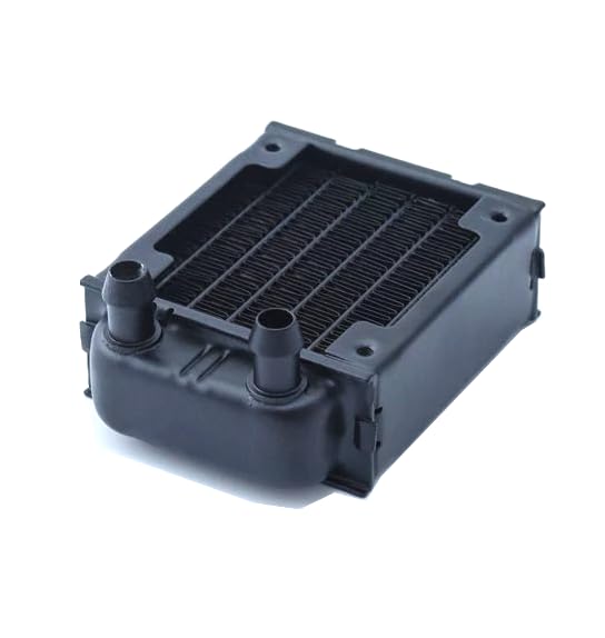 CentIoT - Radiator Water Cooler Tubes Heat Exchanger Aluminum Water Cooling CPU Heat Sink - For Gaming Computer and Peltier (60mm)