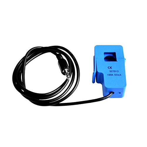 CentIoT - 100A Single-Phase AC Current Sensor - Non-invasive Split Core Current Transformer - SCT-013-030