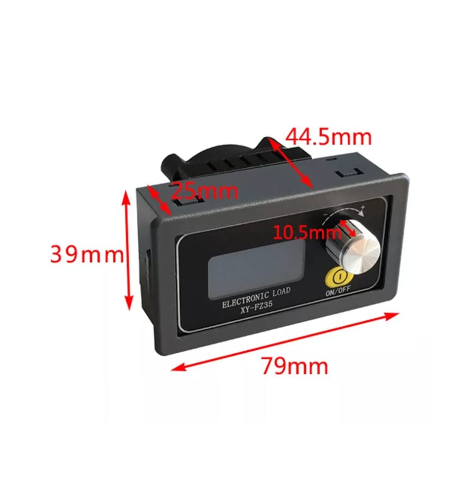 CentIoT - FZ35 5A 35W 25.2V Digital Battery Charger and Capacity Tester with Voltmeter - Adjustable Constant Current Electronic Load