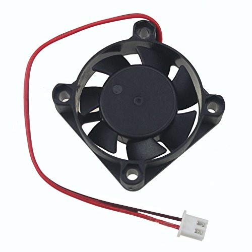 CentIoT - 4010 5V DC Brushless Cooling Fan XH2.54 2Pin Sleeve bearing 5500rpm - 40mm x 40mm x 10mm Ventilation Cooling Fan (suitable for VGA, CPU)