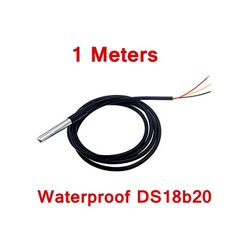 CentIoT - DS1820 Waterproof Stainless steel package - DS18b20 temperature probe 18B20 temperature sensor - (1M Open)