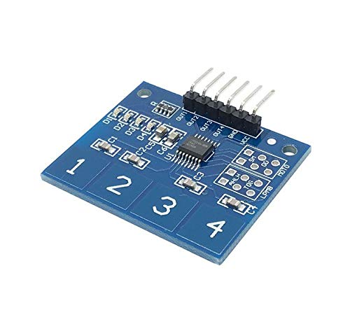 CentIoT - TTP224 Digital Touch Sensor Switch Module 4 Channel Self-Locking No-Locking Capacitive Button
