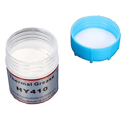 Halnziye - HY410 Halnziye White Silicone Thermal Grease Compound Paste for PC CPU VGA Heatsink peltier