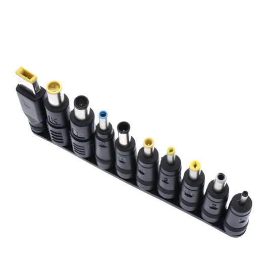 CentIoT - 10 in 1 DC 5.5X 2.1 MM Male DC Jack Socket Connector to 6.3 6.0 5.5 4.8 4.0 3.5mm 2.5 2.1 1.7 1.35mm Male Power Plug (10 in 1)