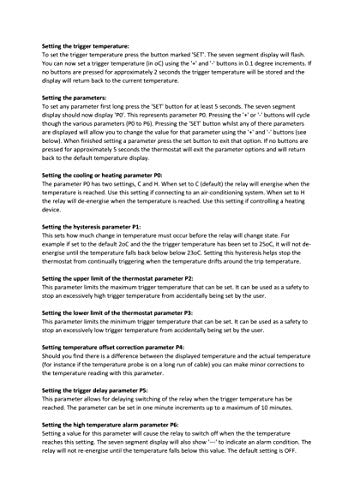 CentIoT® - Digital Thermostat/Temperature/Thermo Controller Switch Module | Waterproof NTC Sensor