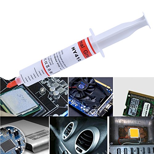 Halnziye - HY410 Halnziye White Silicone Thermal Grease Compound Paste for PC CPU VGA Heatsink peltier