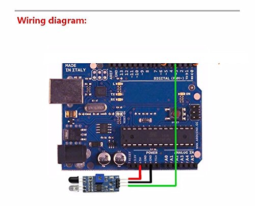 CentIoT - IR Infrared Obstacle Avoidance - 3-wire Reflective Photoelectric Sensor Module - for Arduino Smart Car Robot