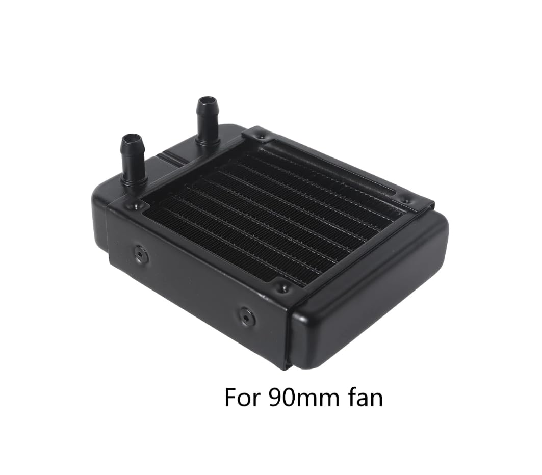 CentIoT - Radiator Water Cooler Tubes Heat Exchanger Aluminum Water Cooling CPU Heat Sink | For Gaming Computer and Peltier