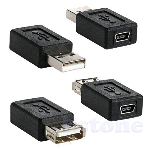 CentIoT - 5 Pin F/m Mini Male to Female Micro USB Changer Converter Adapter (Set of 10 Pieces)