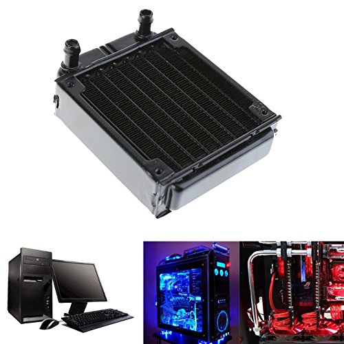 CentIoT - Radiator Water Cooler Tubes Heat Exchanger Aluminum Water Cooling CPU Heat Sink | For Gaming Computer and Peltier
