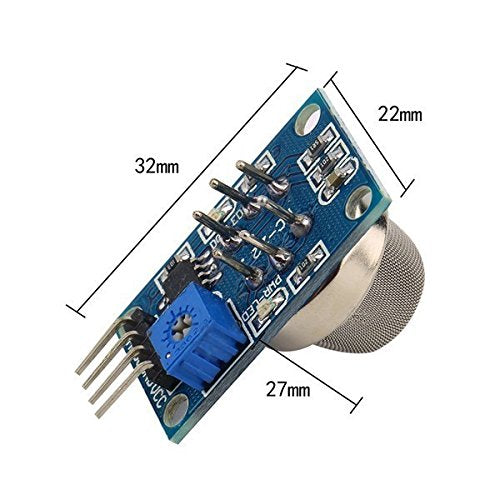 CentIoT - MQ-5 Methane Natural Gas Sensor Graphene-Based Gas/Vapor Sensors Gas Detection Sensor Module (MQ 5)