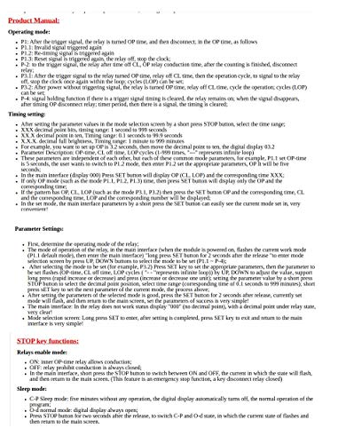 CentIoT - DC6-30V 5V micro USB Relay based Time Delay switch - timing Cycle Timer Control Switch Voltage Protection Module with LED Display