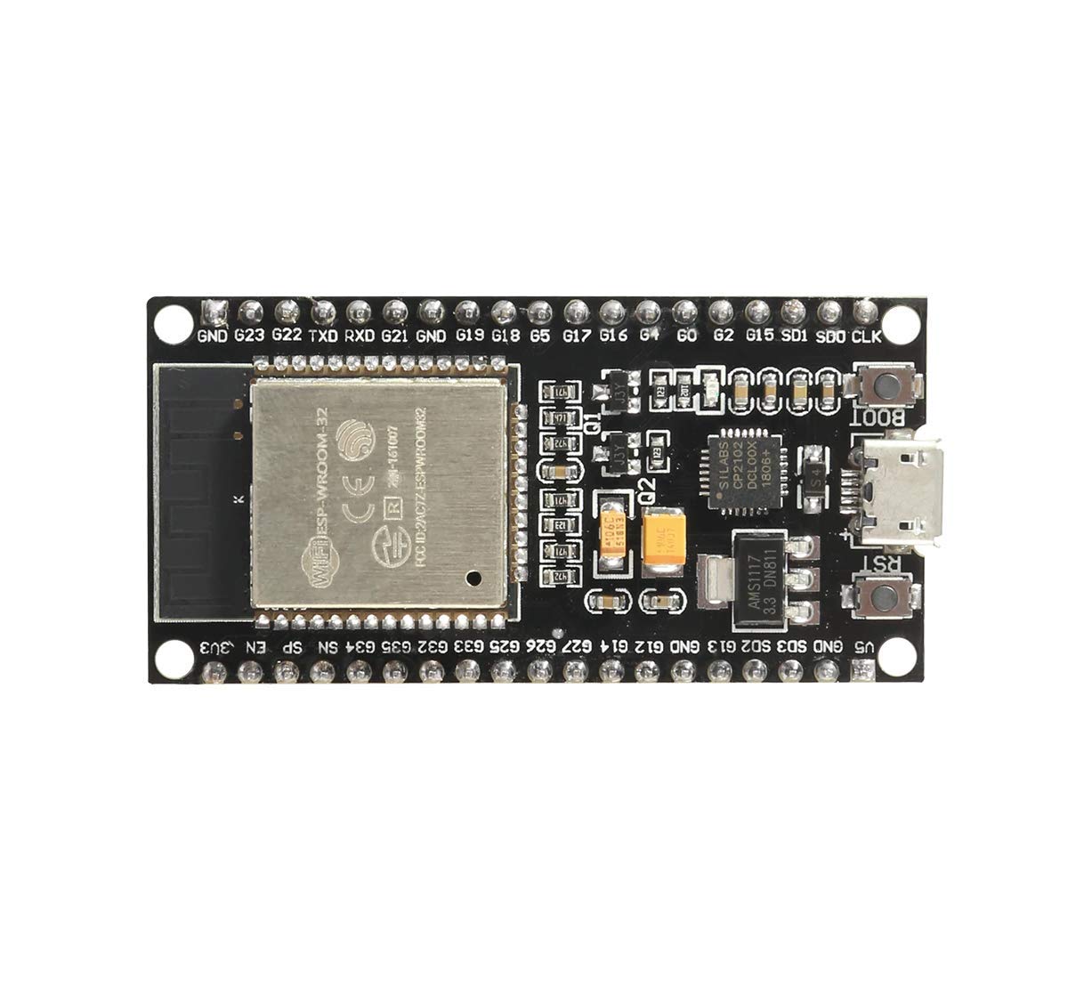 CentIoT - ESP-WROOM-32 ESP32 Development Board 2.4GHz Dual-Mode WiFi + Bluetooth Dual Cores Microcontroller Processor - 38PIN
