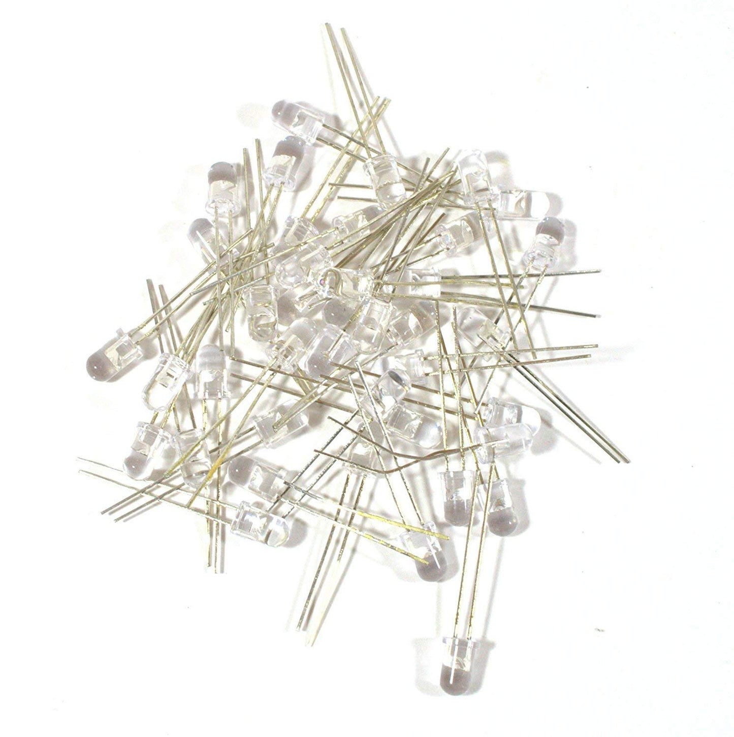 CentIoT - 5mm Transparent Round Ultra Bright Blue LED (Light Emitting Diode) - (100PCS Blue)